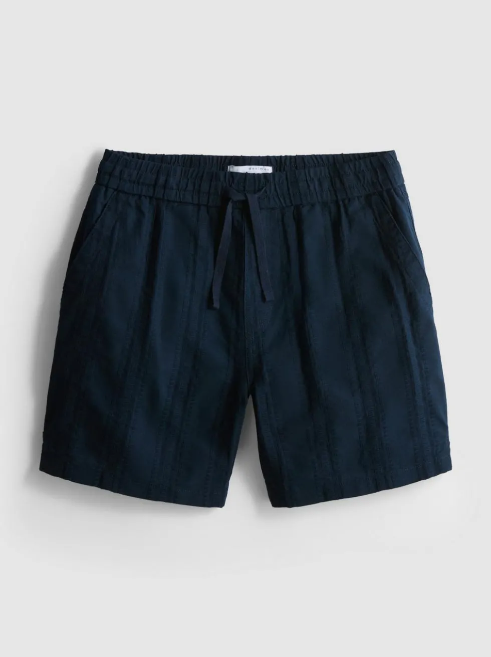 Strukturierte Shorts mit Kordelzug