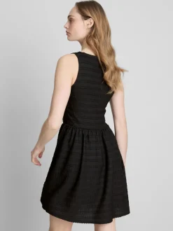 Strukturiertes Minikleid in Knitteroptik