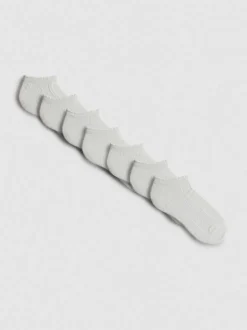 Strukturierte Sneakersocken mit hohem Baumwollanteil, 7er-Pack