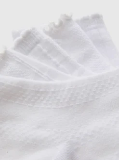 Strukturierte Socken in Viertellänge, 5er-Pack