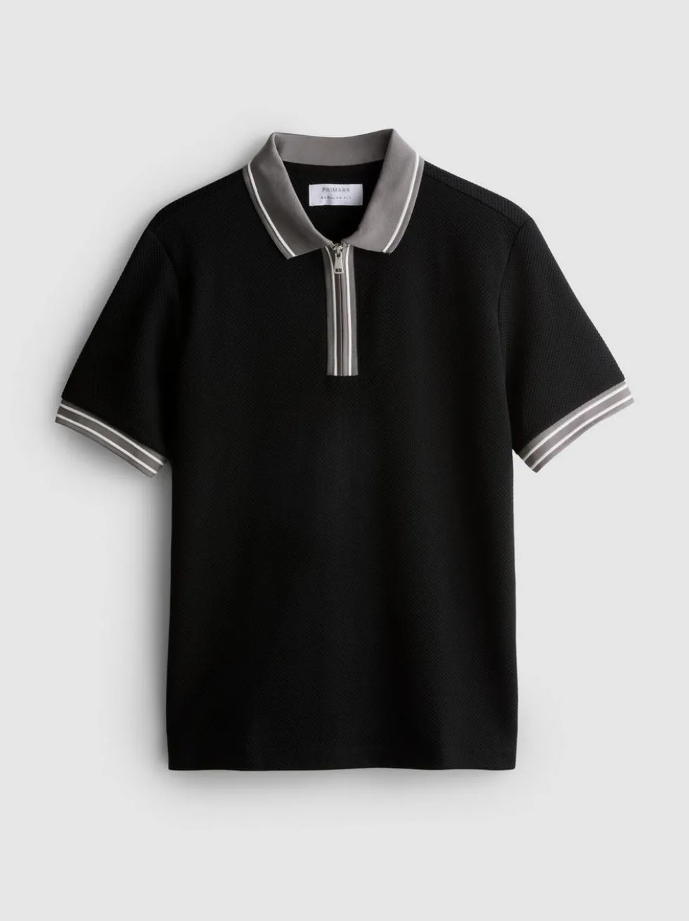 Strukturiertes Poloshirt