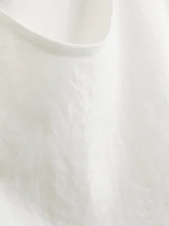 Strukturiertes Tanktop mit seitlichen Bindebändern