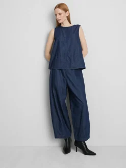 Strukturiertes „The Edit“ Denim-Top