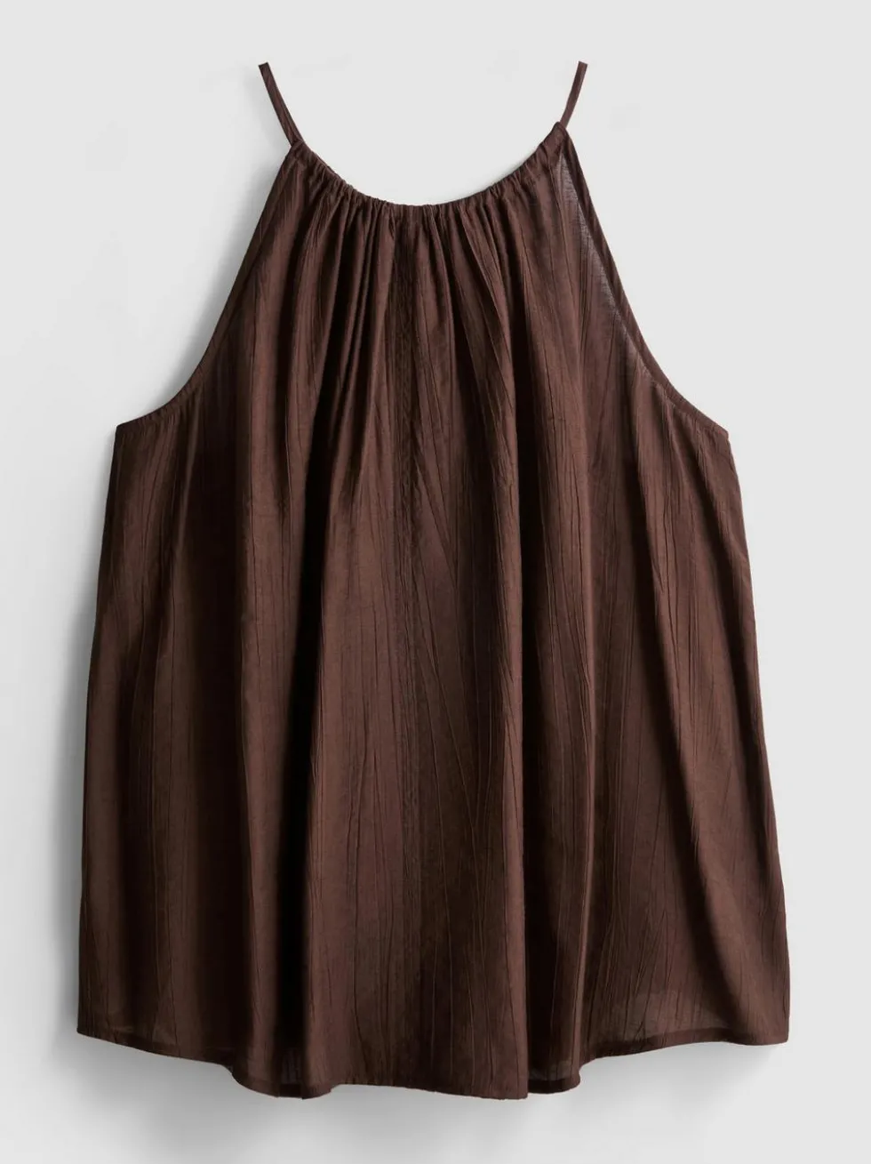 Strukturiertes Trapeztop mit Neckholder