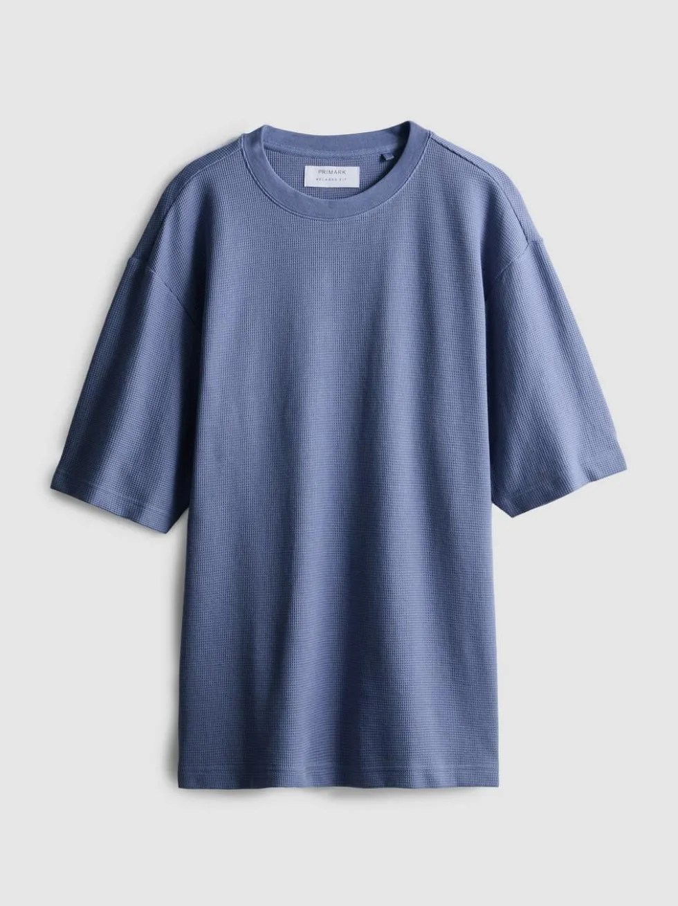 Strukturiertes T-Shirt mit geradem Schnitt