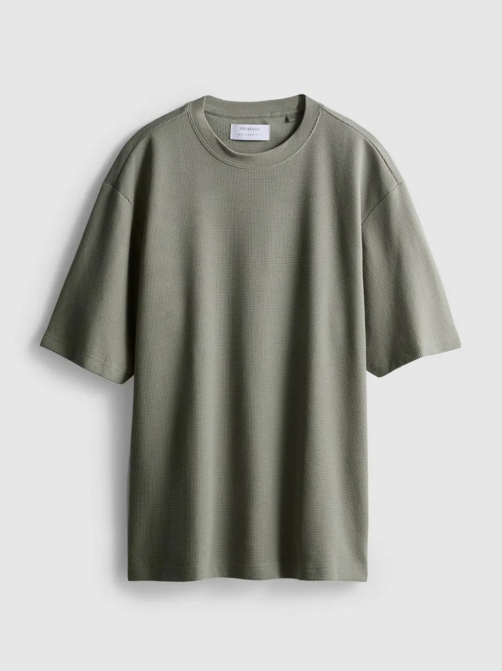 Strukturiertes T-Shirt mit geradem Schnitt