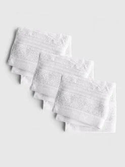 Strukturierte Waschlappen, 3er-Pack