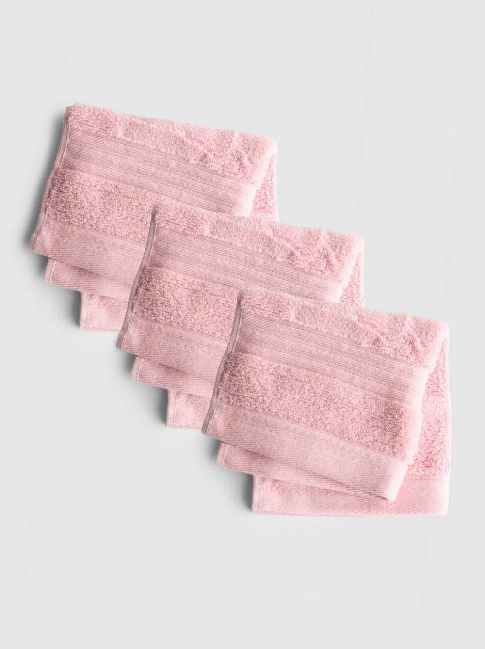 Strukturierte Waschlappen, 3er-Pack