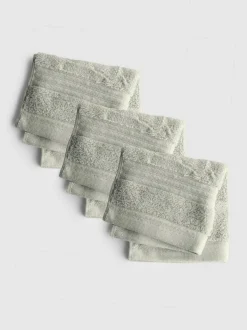 Strukturierte Waschlappen, 3er-Pack