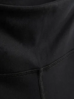Stützende Active-Leggings mit hohem Bund und ausgestelltem Bein