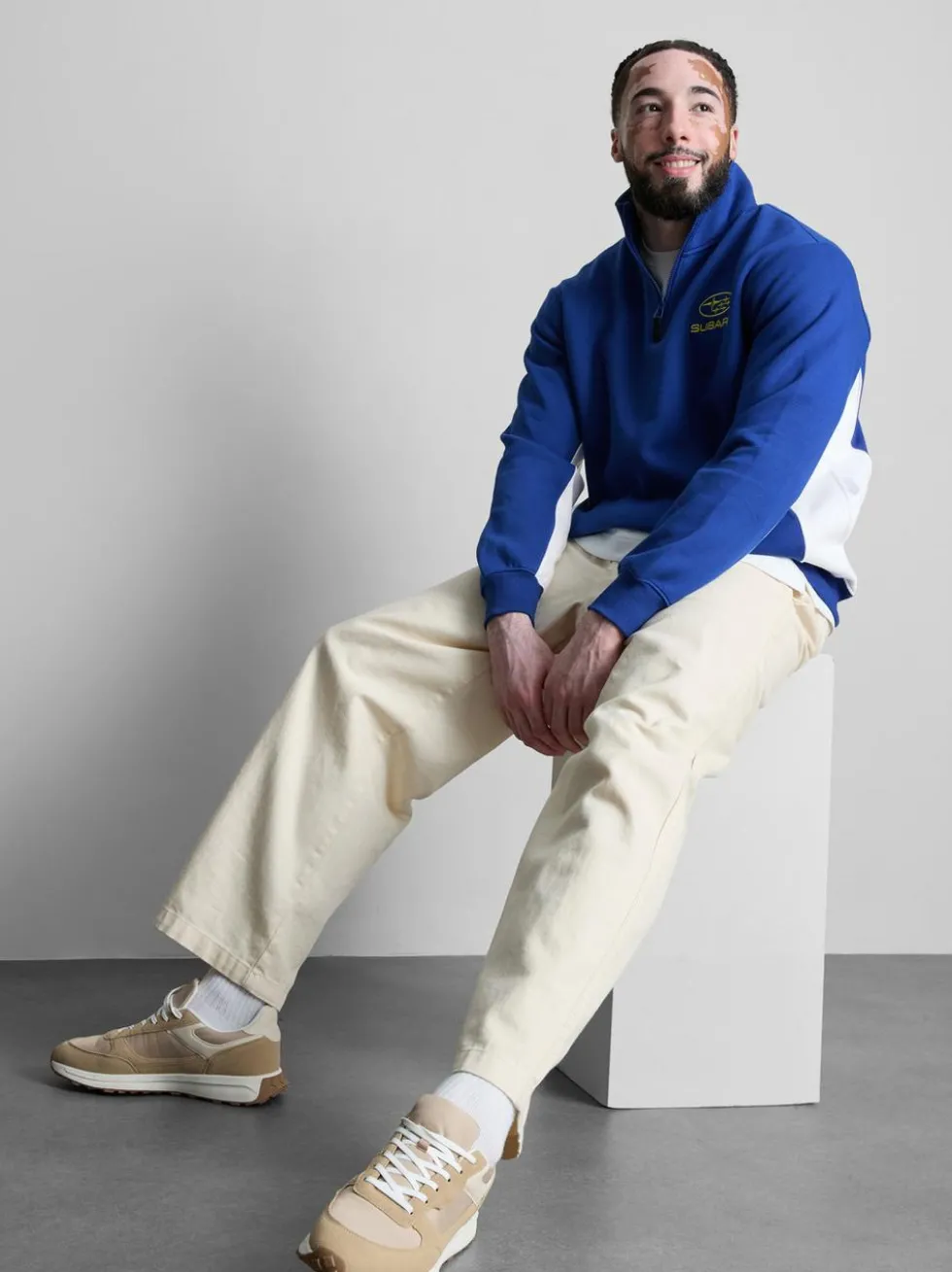 „Subaru“ Sweatshirt mit Reißverschluss