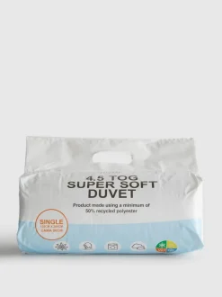 Superweiche Bettwäsche, Einzelbett, 4,5 Tog