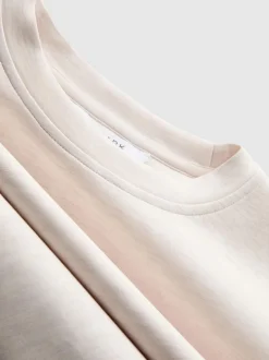 Sweatshirt aus Modalmischung mit Rundhalsausschnitt