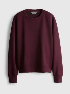 Sweatshirt aus Modalmischung mit Rundhalsausschnitt