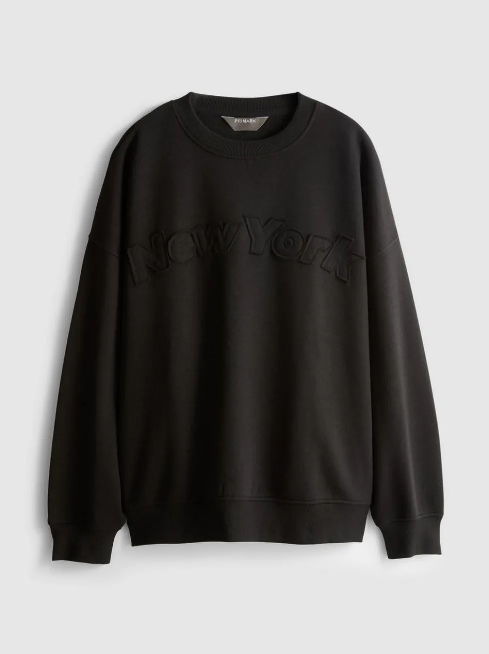 Sweatshirt mit hohem Baumwollanteil und Applikation