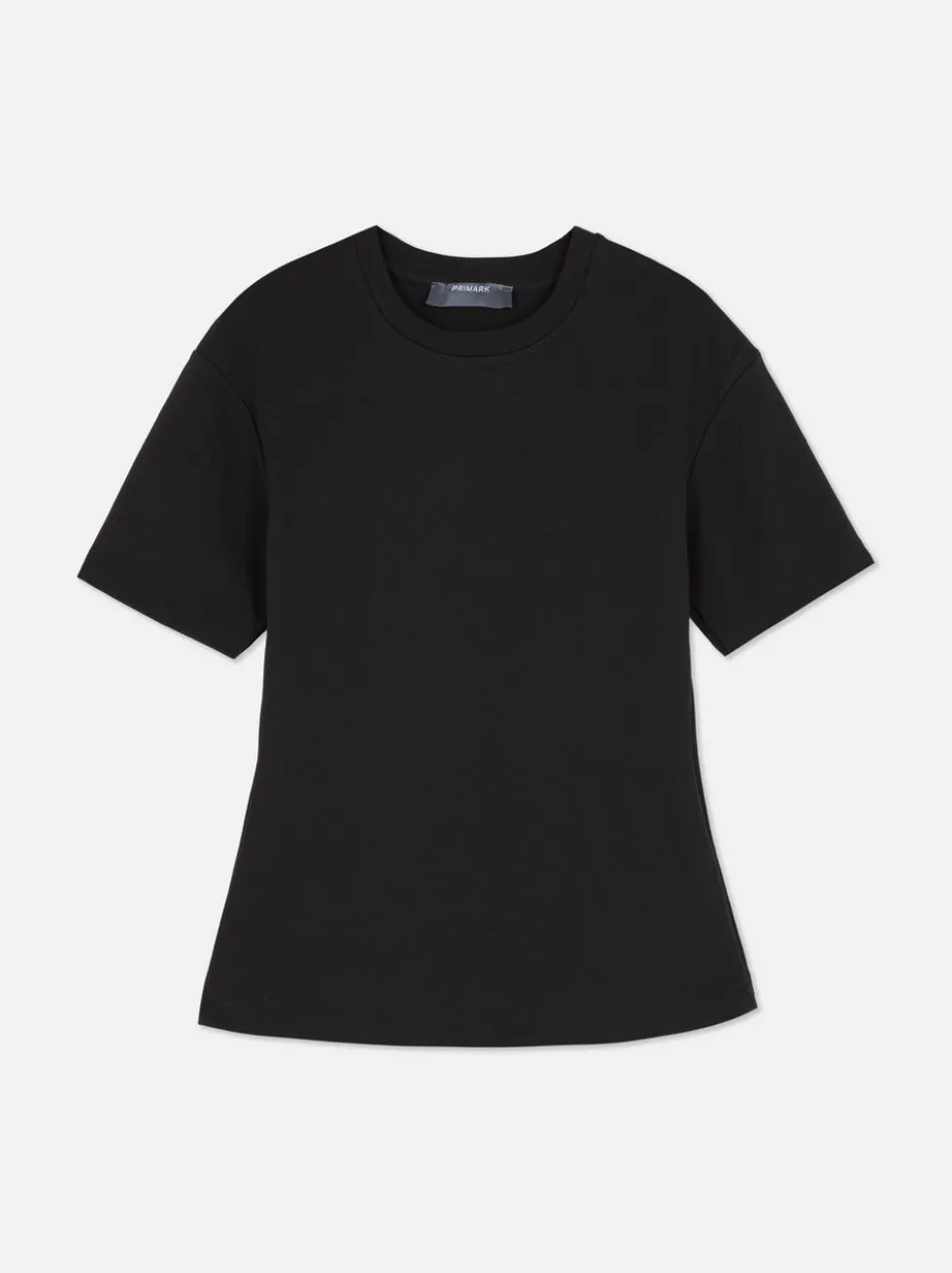 Tailliertes T-Shirt aus schwerem Stoff