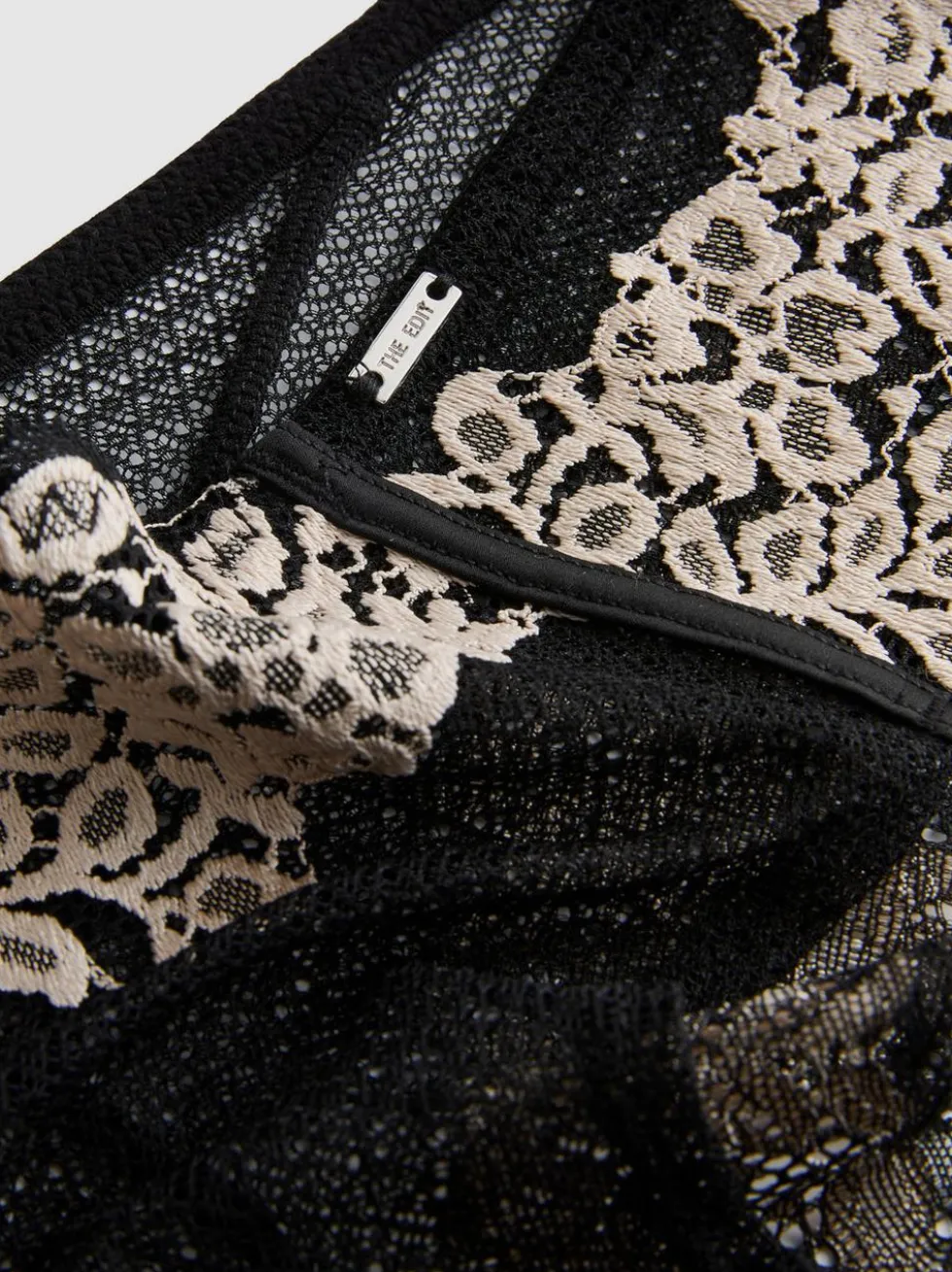 „The Edit“ Hipster-Slips mit floraler Spitze