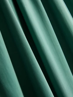 „The Edit“ Midi-Säulenkleid mit perlenbesetzten Trägern