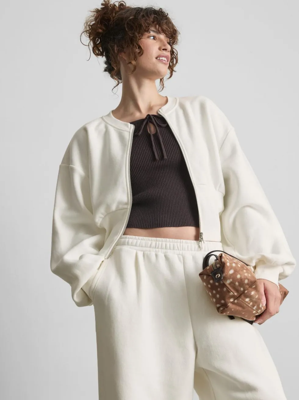 The Primark Scene | Bomberpullover mit hohem Baumwollanteil