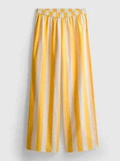 The Primark Scene | Gestreifte Baumwollhose mit weitem Bein