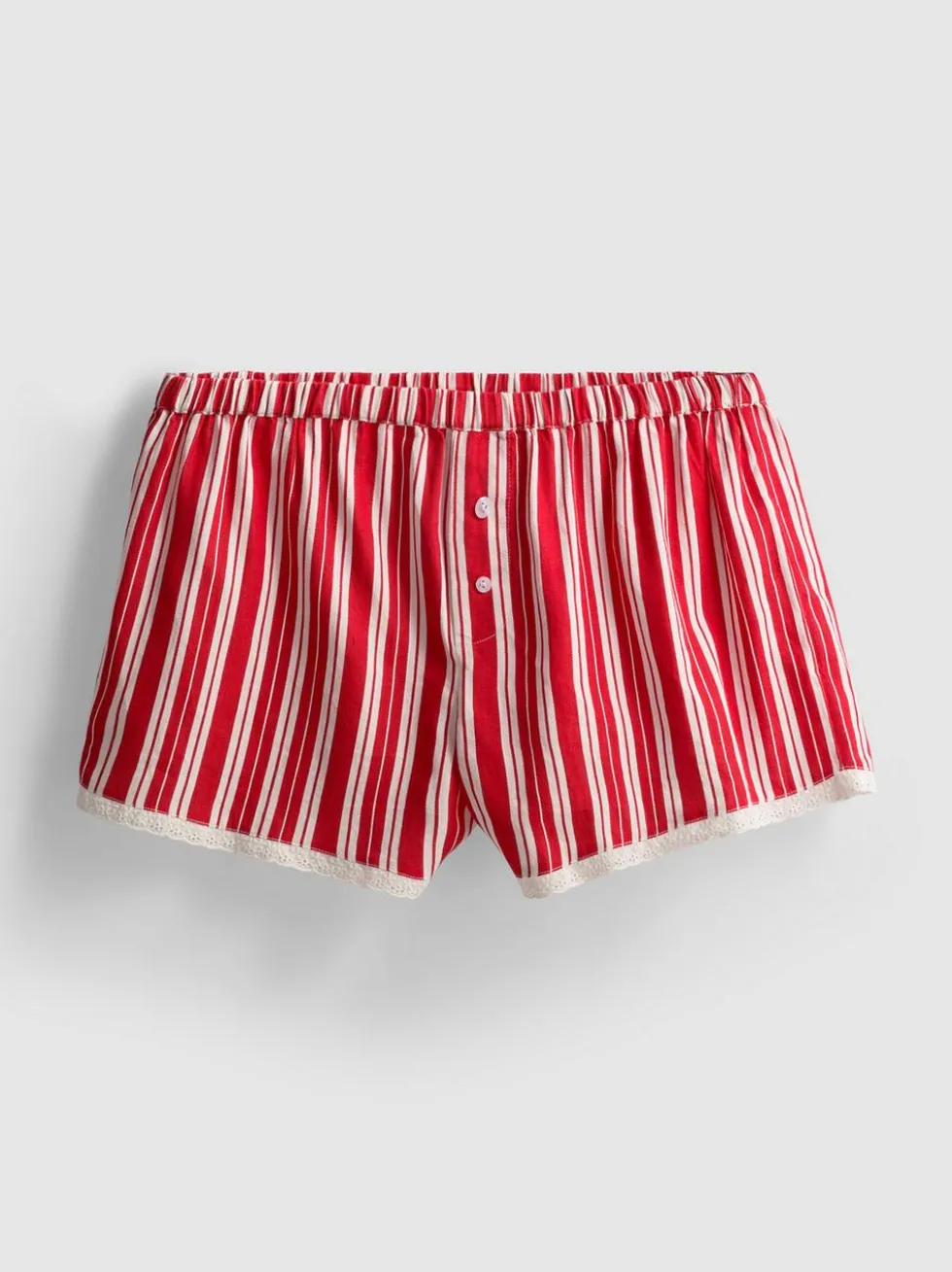 The Primark Scene | Gestreifte Boxershorts mit Spitzenbesatz