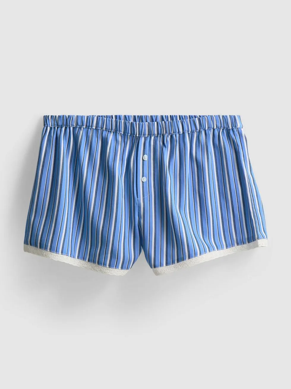 The Primark Scene | Gestreifte Boxershorts mit Spitzenbesatz
