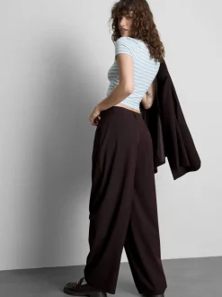 The Primark Scene | Hose mit Nadelstreifen und asymmetrischem Bund