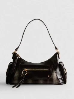 The Primark Scene | Karierte Schultertasche mit mehreren Fächern