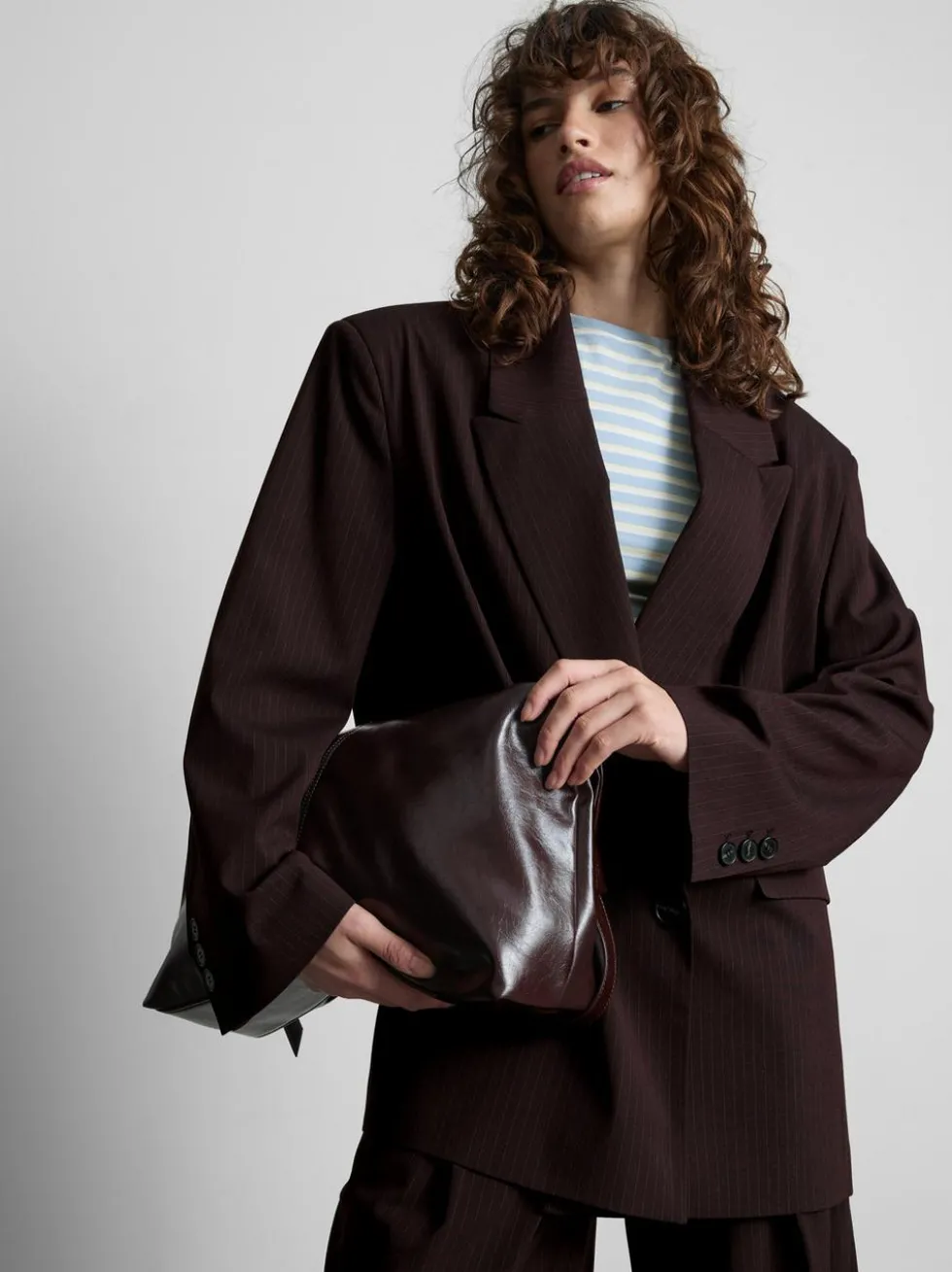 The Primark Scene | Oversized-Blazer mit Nadelstreifen