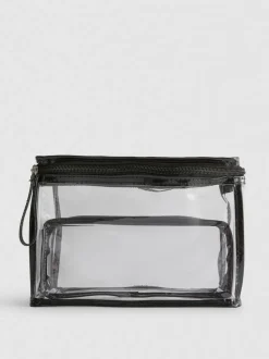Transparente Make-up-Taschen, 2er-Pack