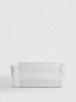 Transparenter Aufbewahrungskorb