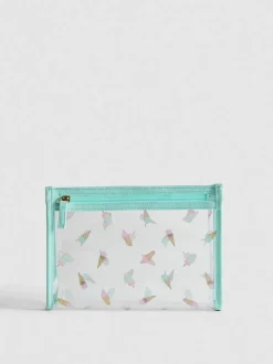 Transparente Tasche mit Eiscreme-Design