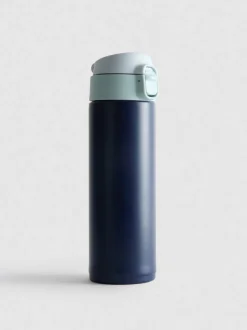 Trinkflasche mit Deckel in Blockfarben