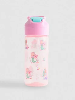Trinkflasche mit Klappdeckel und Print
