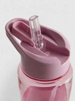 Trinkflasche mit Strohhalm