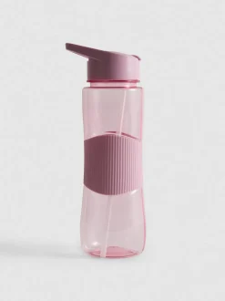 Trinkflasche mit Strohhalm