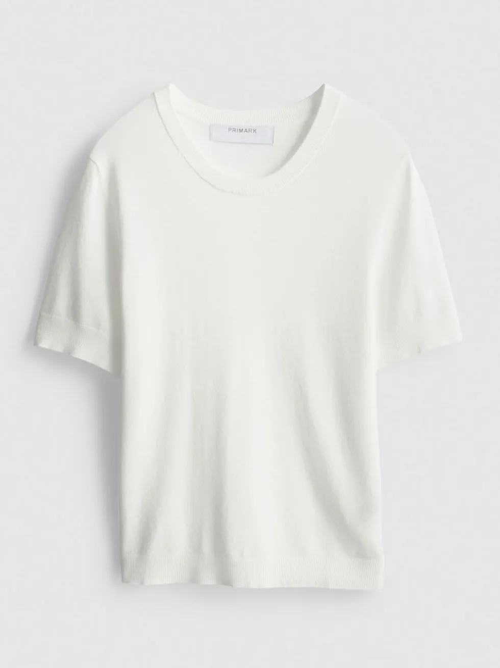 T-Shirt aus dichtem Strick