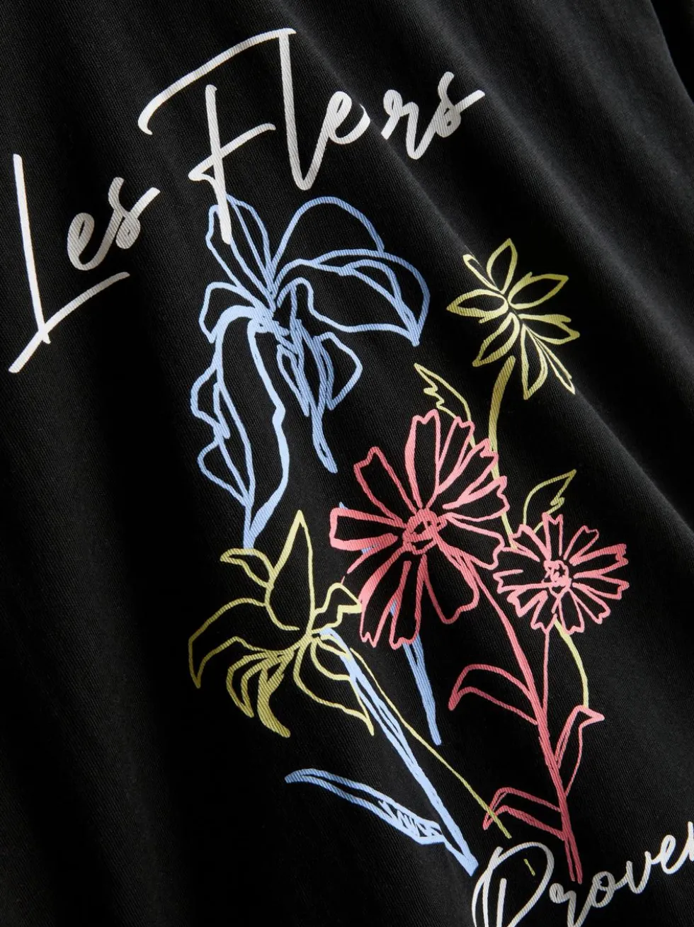 T-Shirt aus reiner Baumwolle mit Grafik