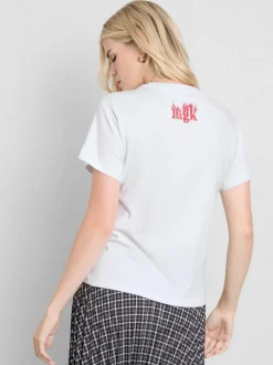 T-Shirt aus reiner Baumwolle mit „Machine Gun Kelly“ Grafik