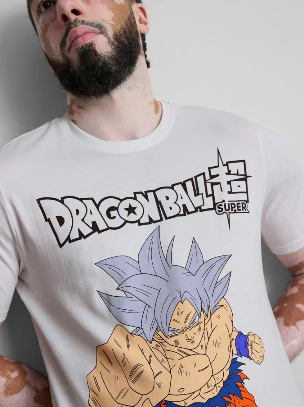 T-Shirt aus reiner Baumwolle mit „Dragon Ball Super“ Grafik