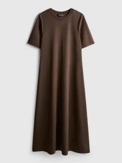 T-Shirt-Kleid in Midi-Länge