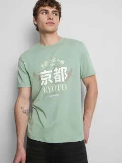 T-Shirt mit Kyoto-Grafik
