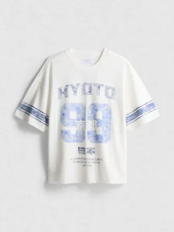 T-Shirt mit Kyoto-Grafik