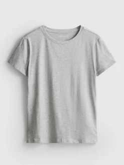 T-Shirt mit Rundhalsausschnitt und hohem Baumwollanteil