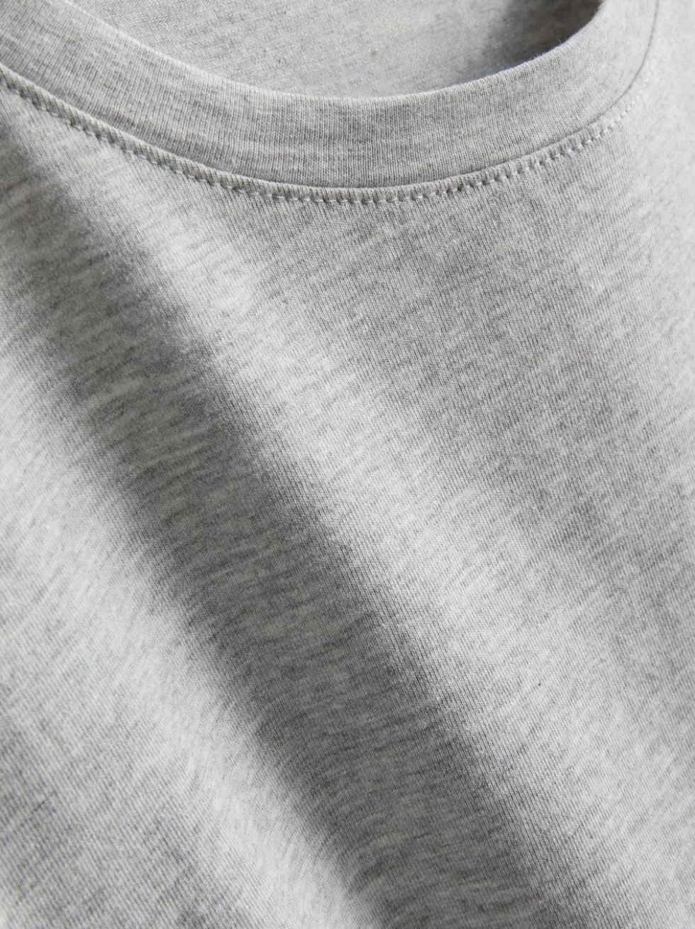 T-Shirt mit Rundhalsausschnitt und hohem Baumwollanteil
