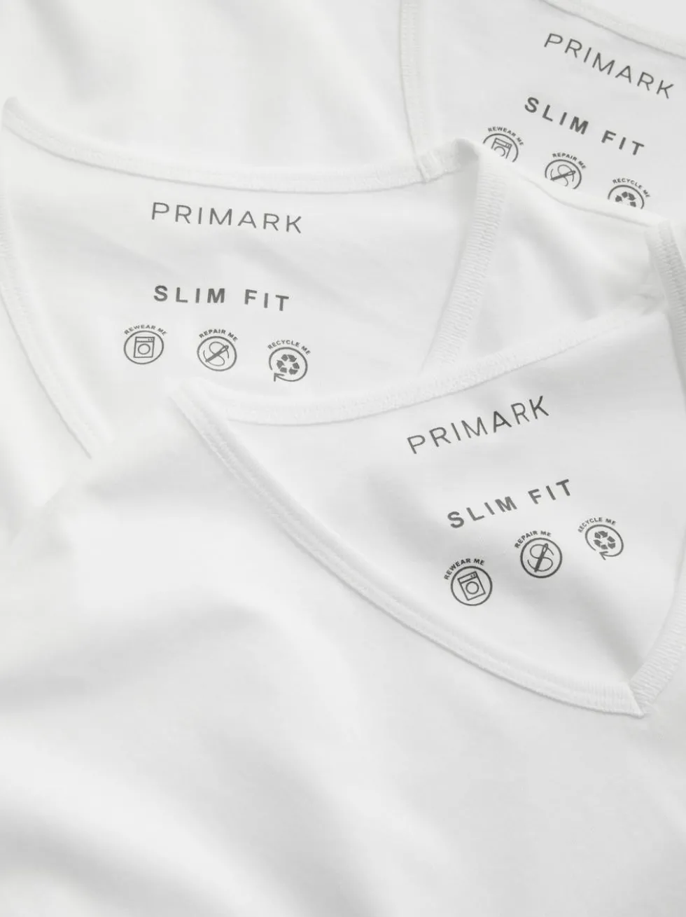 T-Shirt mit V-Ausschnitt, 3er-Pack