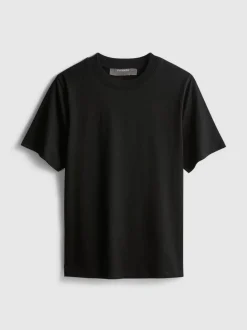 Ultimatives Baumwoll-T-Shirt mit Rundhalsausschnitt
