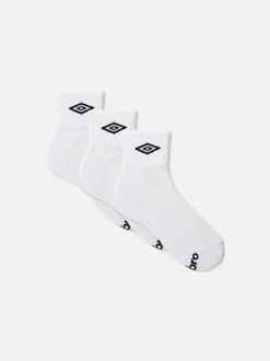 „Umbro“ Crew-Socken in Viertellänge, 3er-Pack