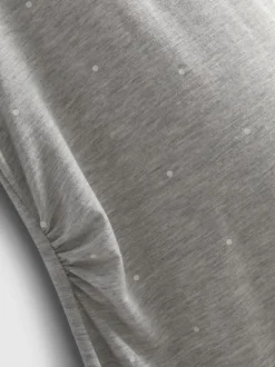 Umstands-Schlafshirt mit Druckknopf