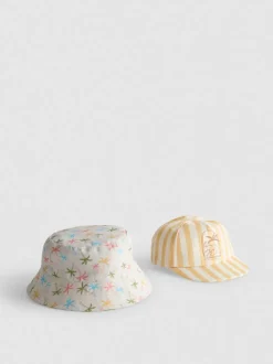 Urlaubsmützen für Babys, 2er-Pack